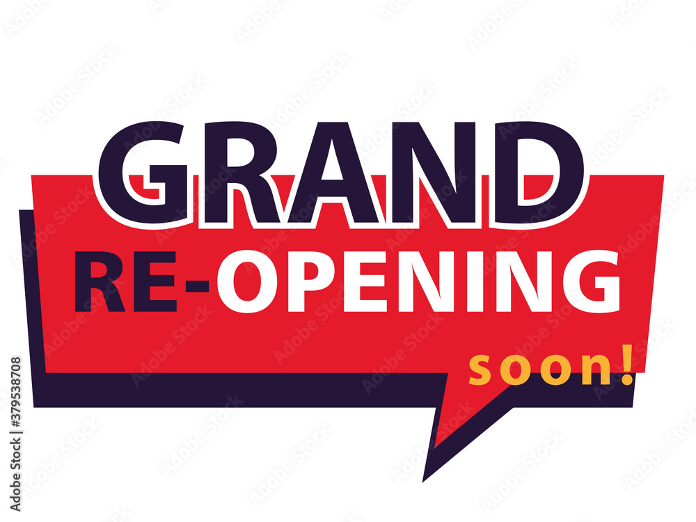grand re opening soon, we are working again grand re opening soon, we are working again