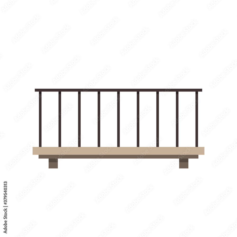 Railing and Balcony cartoon vector. free space for text. Railing and Balcony cartoon vector. free space for text.