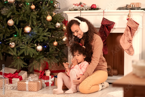 Happy mother and daughter c...