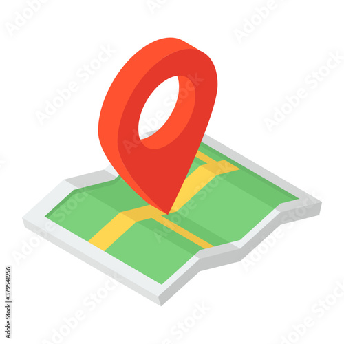 
Map marker denoting concept of location map icon

