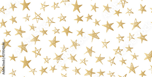 Stars set. Hand drawn doodle illustrations	