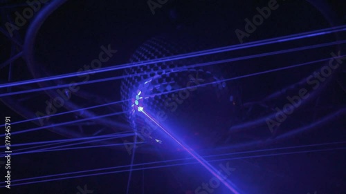 mirror ball and laser light 4