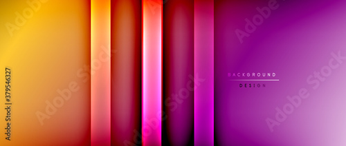 Bright gradient neon lines abstract background
