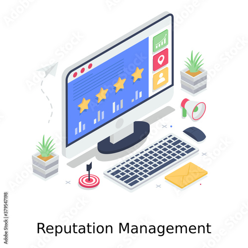 
Design of reputation management, online ranking concept 
