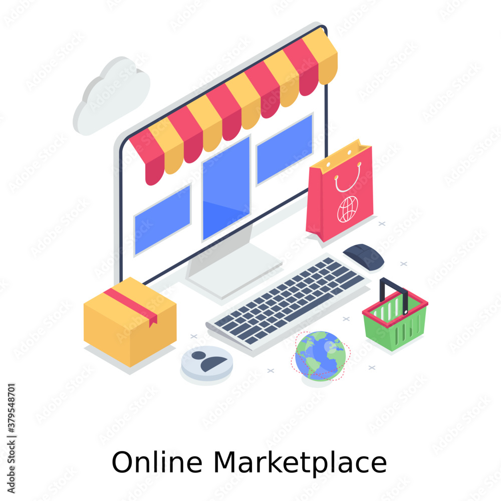 Video game online shopping icon. Isometric of video game online shopping  vector icon for web design isolated on white background Stock Vector Image  & Art - Alamy