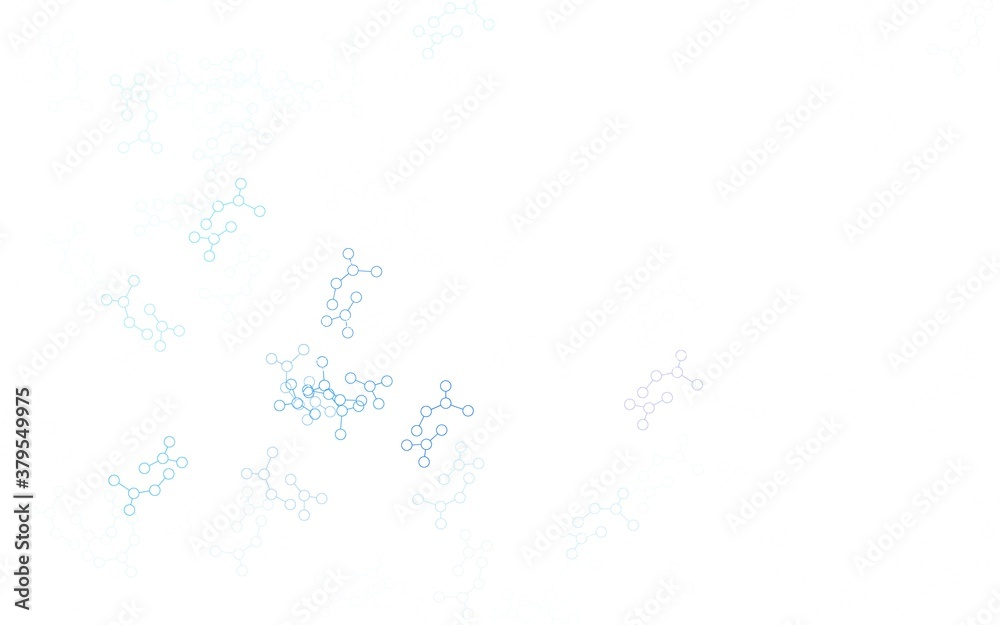 Light BLUE vector background with forms of artificial intelligence. Light BLUE vector background with forms of artificial intelligence.