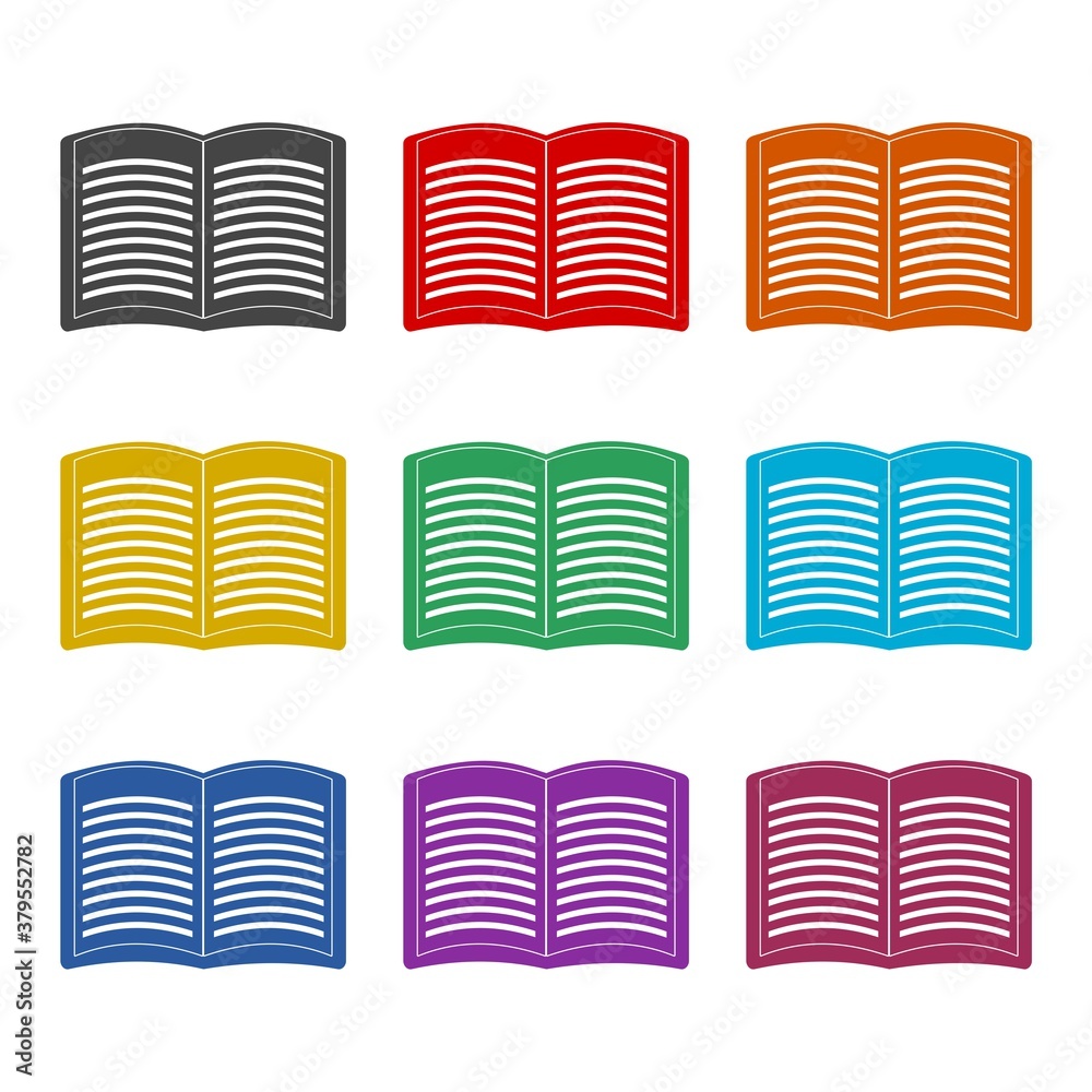 Simple open book icon Simple open book icon