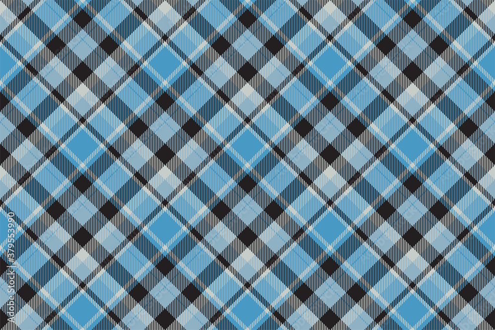 Tartan scotland seamless plaid pattern vector. Retro background fabric. Vintage check color square geometric texture.