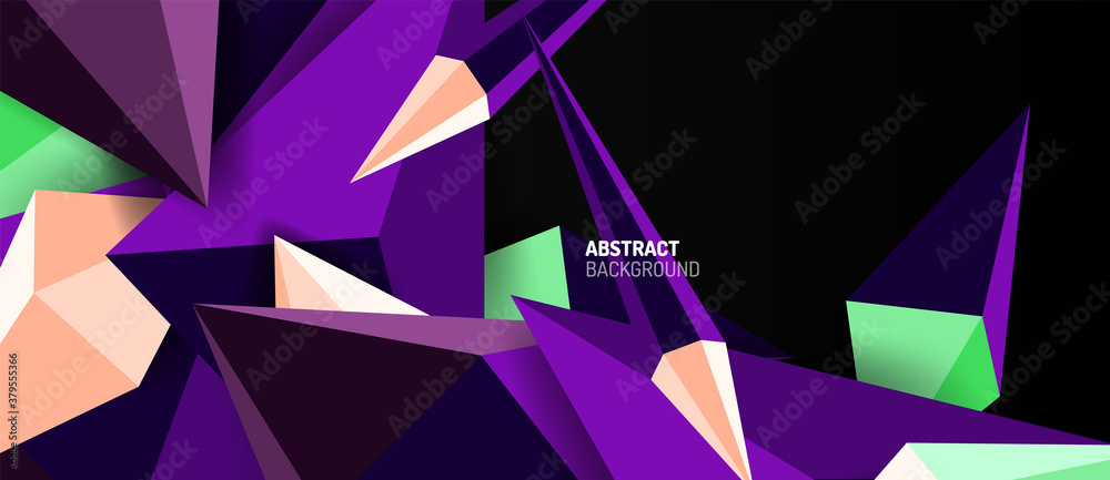 3d low poly abstract shape background vector illustration 3d low poly abstract shape background vector illustration