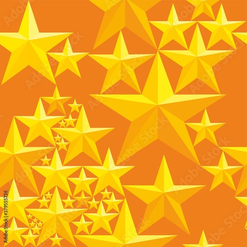 Seamless abstract pattern with five-pointed stars. Holiday pattern. High quality seamless realistic texture.