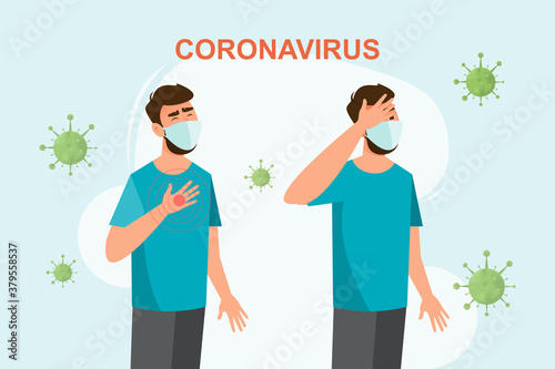 coronavirus, human are showing symptoms and risk of covic virus.