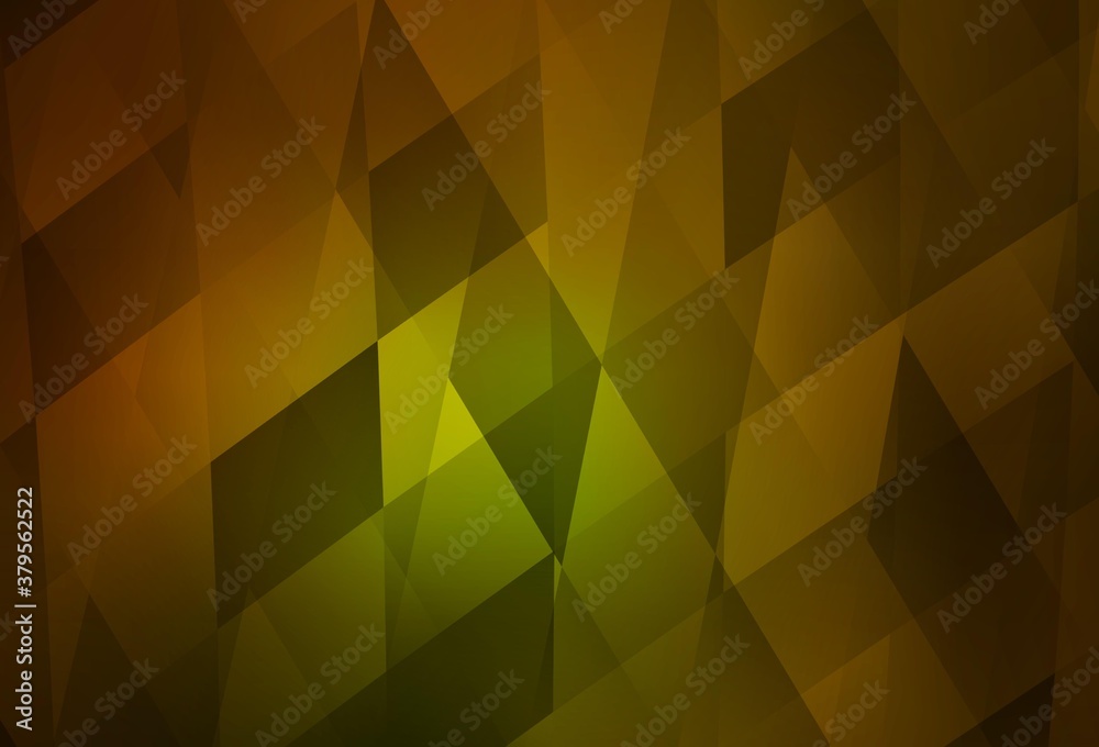 Dark Green, Yellow vector layout with lines, rectangles. Dark Green, Yellow vector layout with lines, rectangles.
