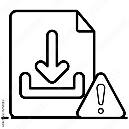 
Graphic art of download failed file, forbidden download

