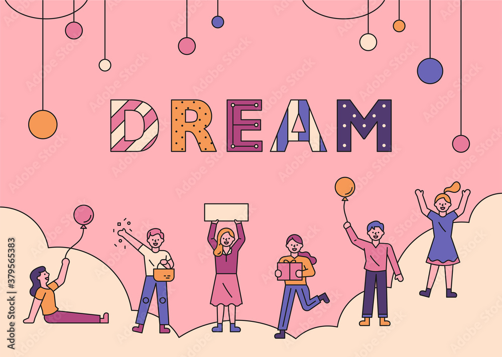 Event banners and people who enjoy. flat design style minimal vector illustration. Event banners and people who enjoy. flat design style minimal vector illustration.