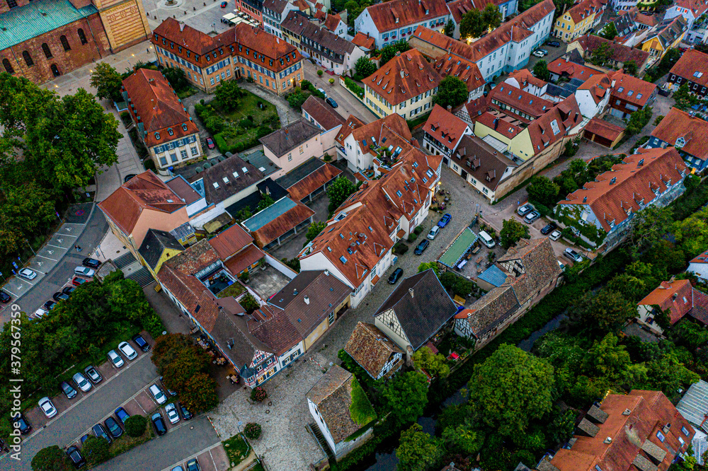 Speyer aus der Luft Luftbild Speyrer Luft Dom zu Speyer