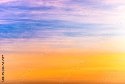 Sunset colorful sky for sunset nature background © Pavlo Vakhrushev