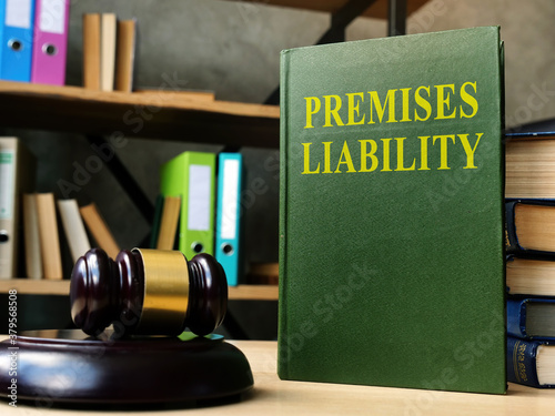 Konstfotografi Premises liability laws book for personal injury cases on the shelf