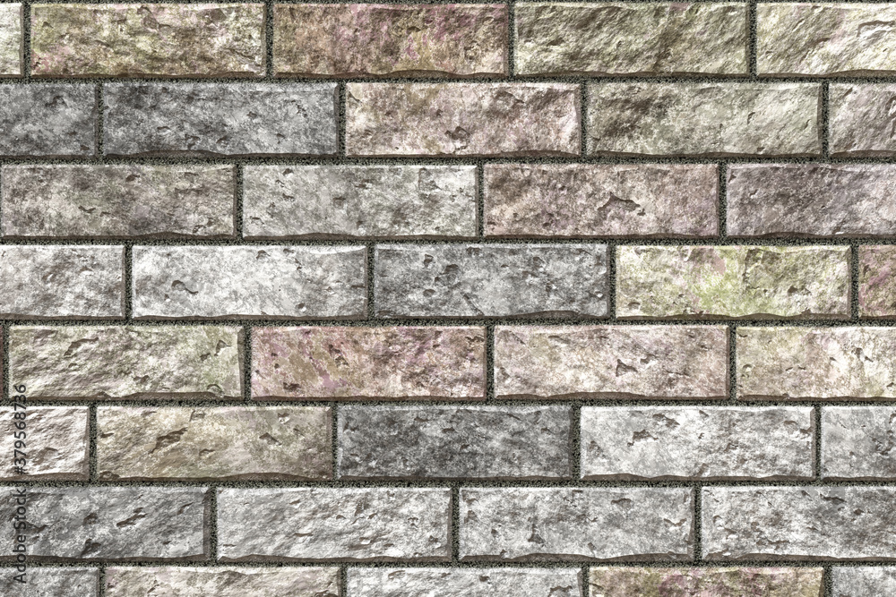 Panorama of Block pattern of white stone cladding wall tile texture and seamless background Panorama of Block pattern of white stone cladding wall tile texture and seamless background