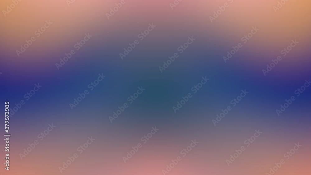 4K looping orange yellow purple blue abstract moving slideshow multi color background video with blur effect. Abstract holographic concept in motion style. Live wallpaper loop.