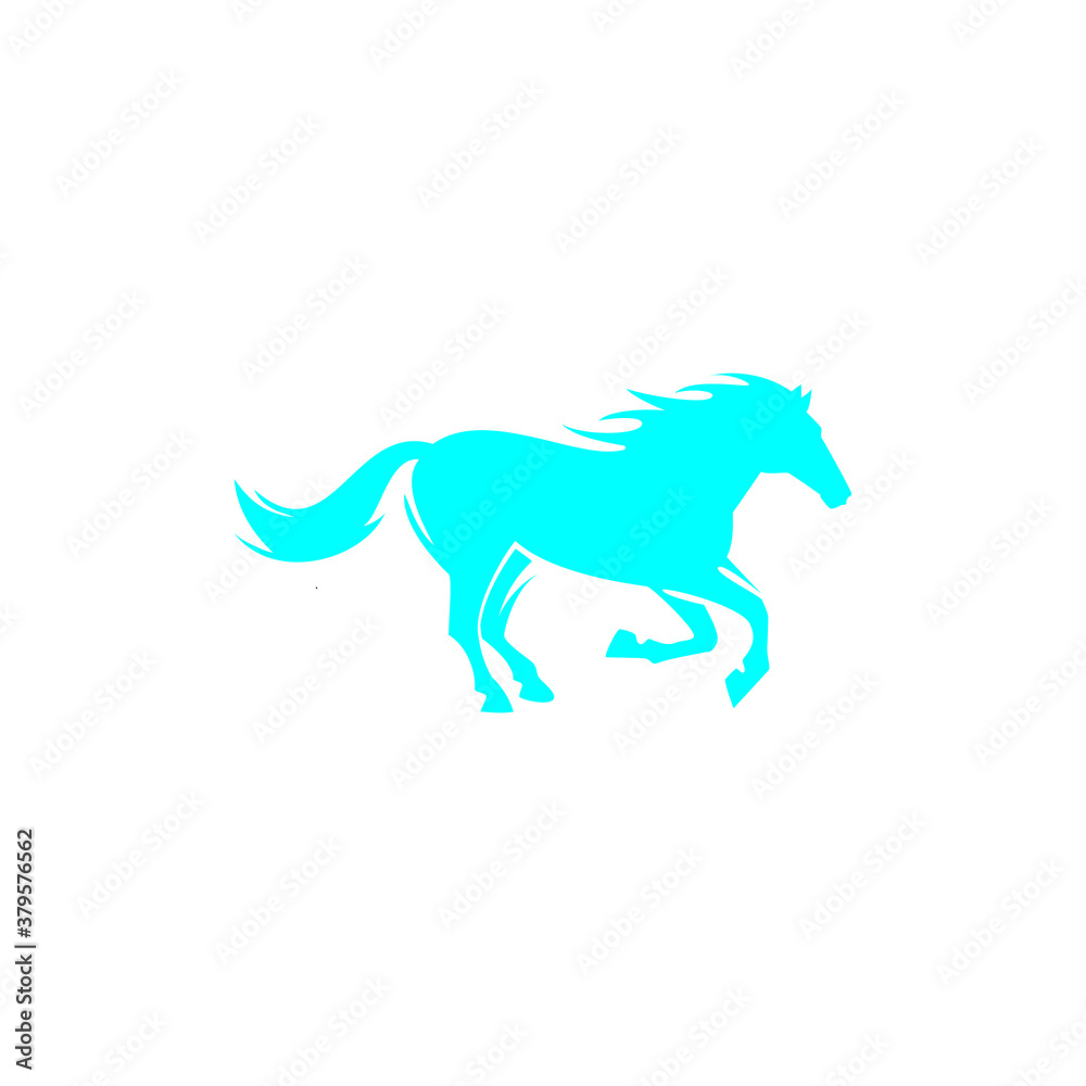 Naklejka premium this is a horse logo.
