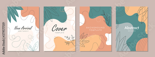 Set of abstract creative artistic templates. Universal cover Designs for Annual Report, Brochures, Flyers, Presentations, Leaflet, Magazine, Stories.