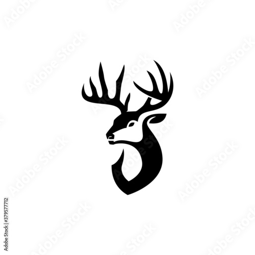 this is a deer logo .