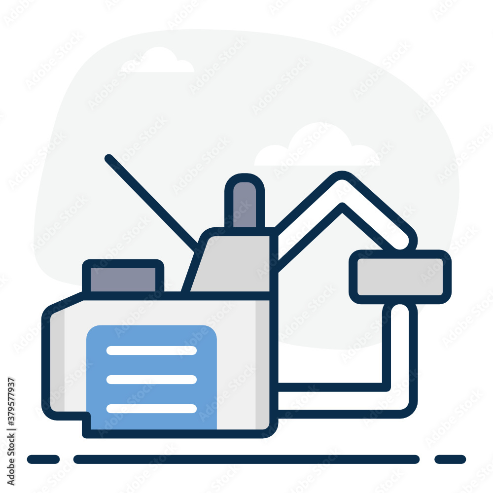 
An editable icon of spot welding, trendy flat vector 
