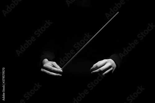Dirigent Schwarz/Weiß photo