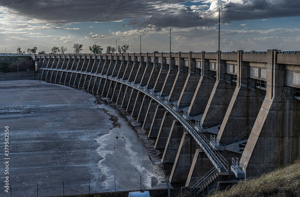 Garrison Dam near Bismarck North Dakota is a earth fill embankment dam
