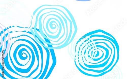 Light Pink, Blue vector elegant template with roses.