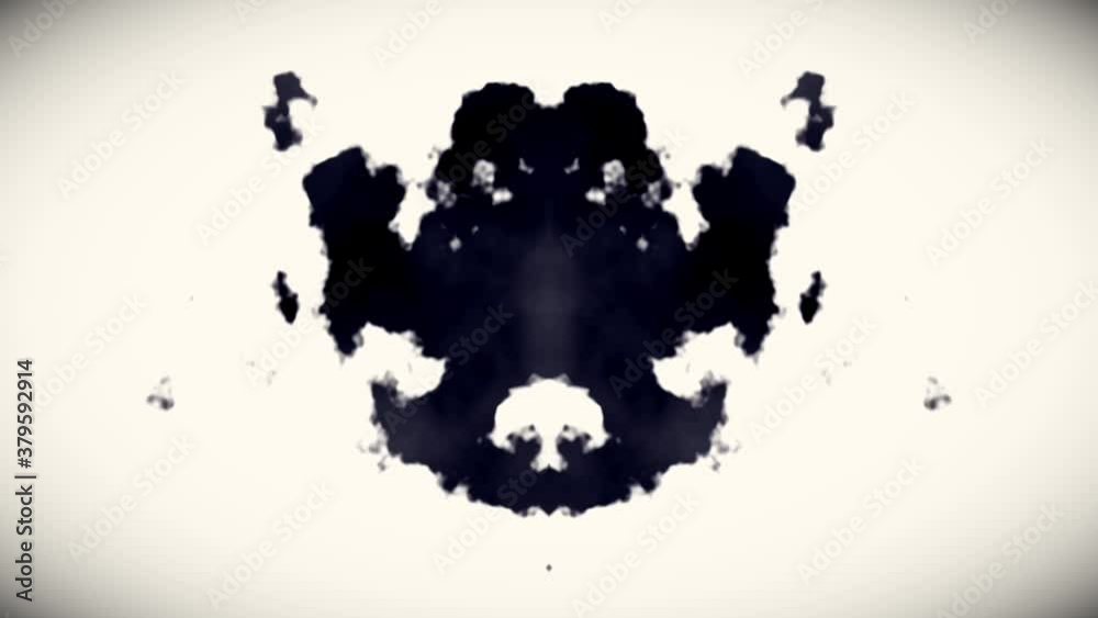 Rorschach Inkblot Test Morphing Ink Blot Mask Rorschach Inkblot Test Morphing Ink Blot Mask