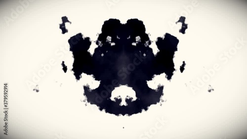Rorschach Inkblot Test Morphing Ink Blot Mask