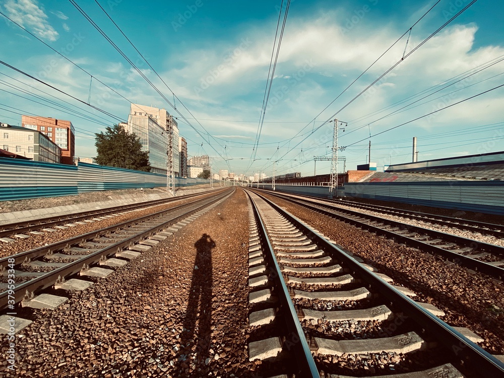 Fototapeta premium железнодорожные пути (railways)