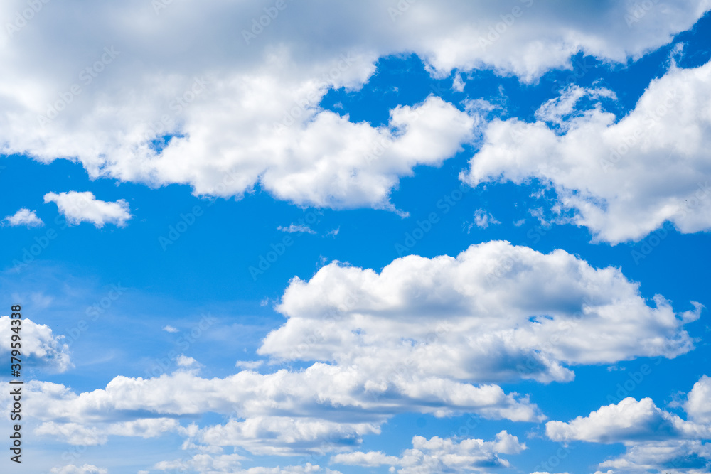 blue sky with clouds close up on a Sunny day blue sky with clouds close up on a Sunny day