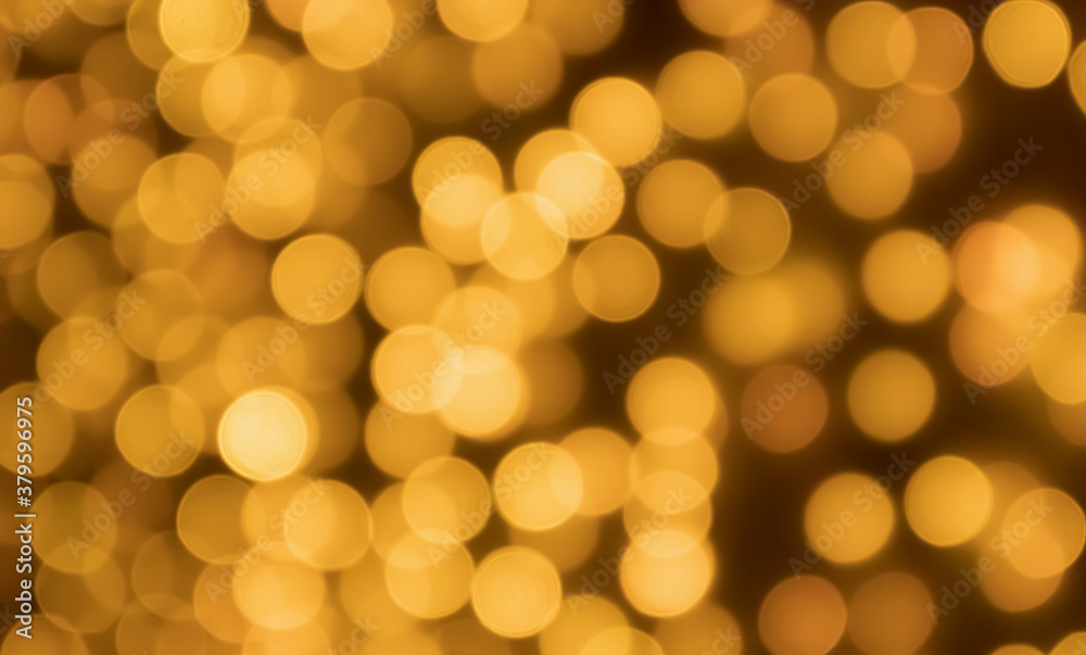 Abstract blur golden bokeh light Christmas holiday background Abstract blur golden bokeh light Christmas holiday background