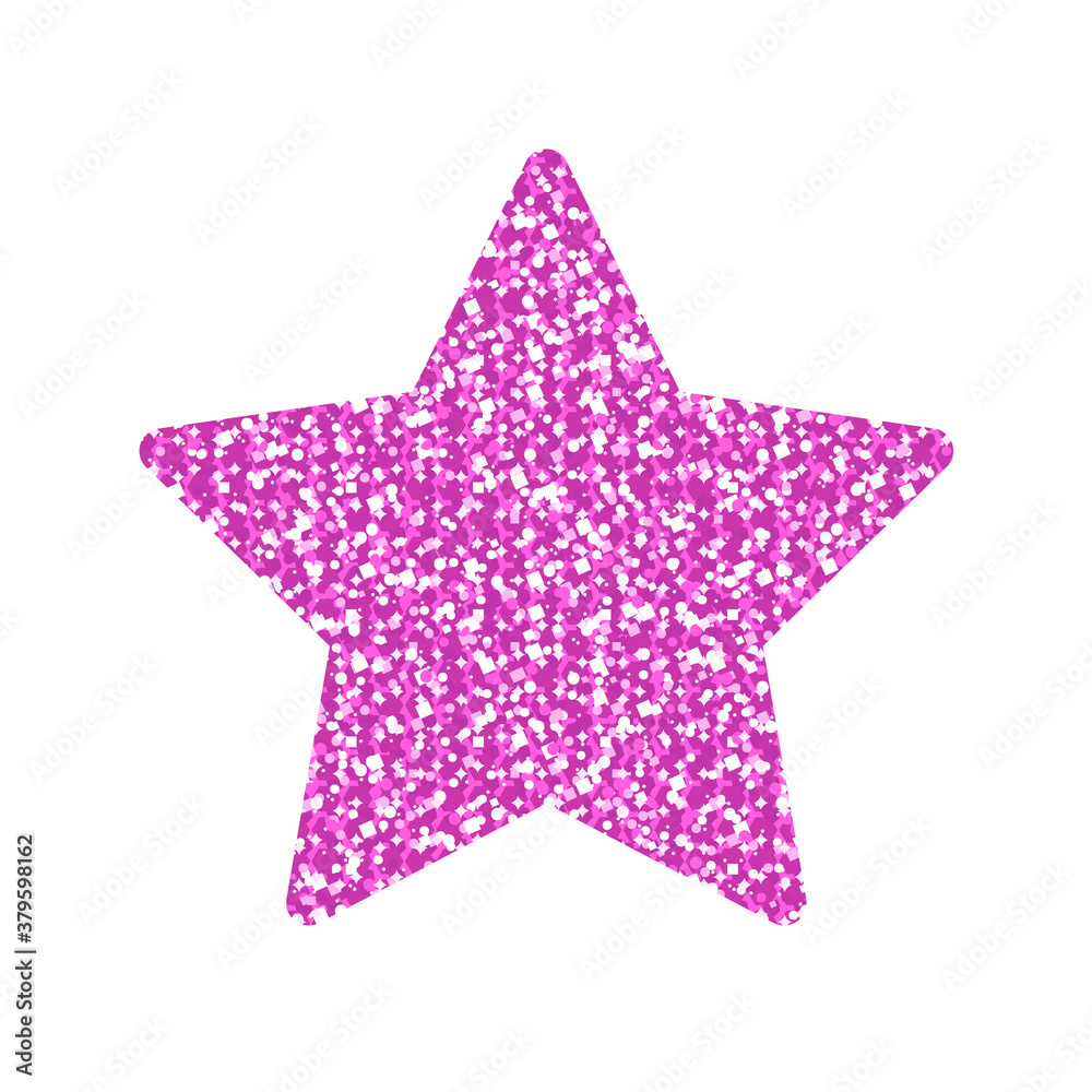 Pink Glitter Star Clip Art Pink Glitter Star Clip Art