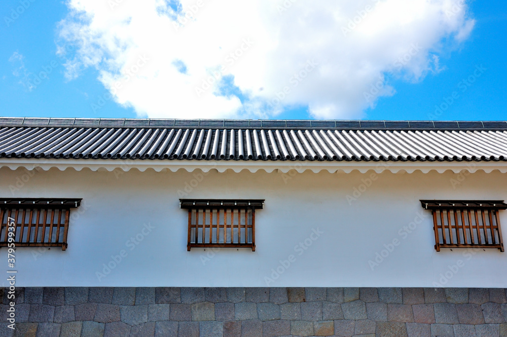 駿府城巽櫓の壁面 駿府城巽櫓の壁面