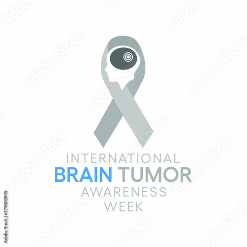 Vector illustration on the theme of International Brain Tumor awareness week observed each year during October across the globe