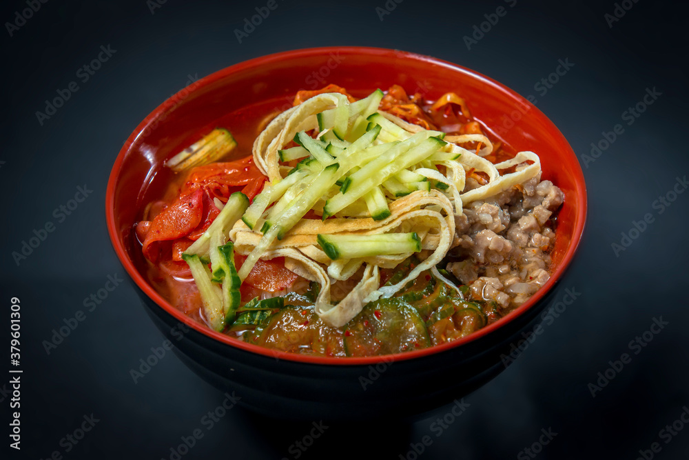 Korean Cold Guksu Noodle Soup