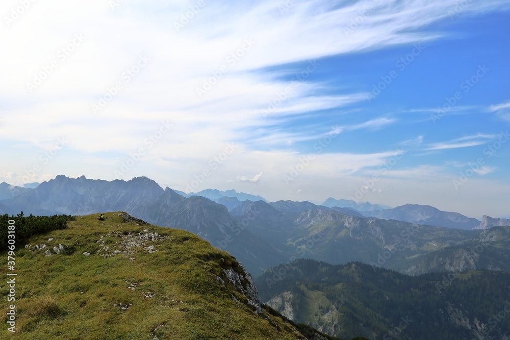 Blick von der Messnerin im Hochschwabgebiet. Steiermark. Österreich