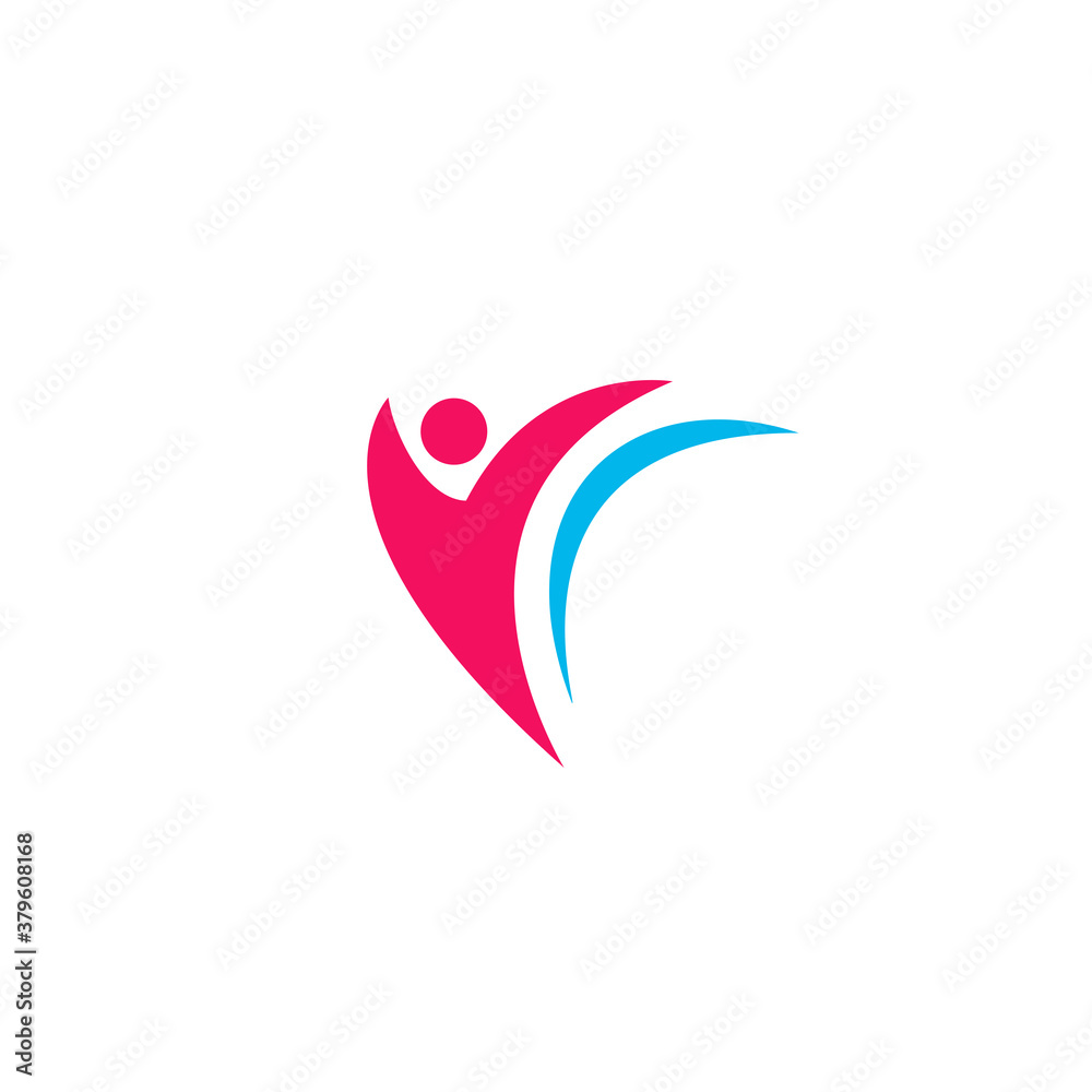 Illustration Vector Graphic of People Logo Illustration Vector Graphic of People Logo