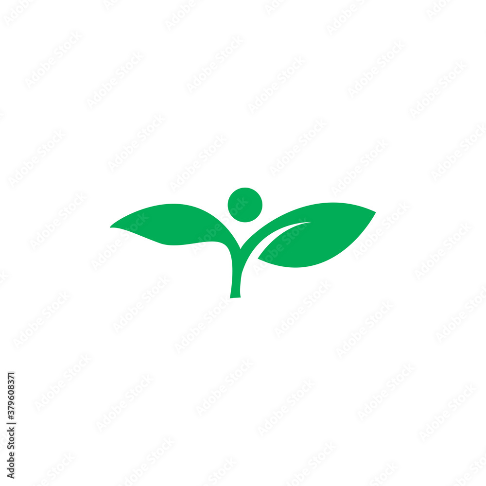 Illustration Vector Graphic of Nature People Logo Illustration Vector Graphic of Nature People Logo