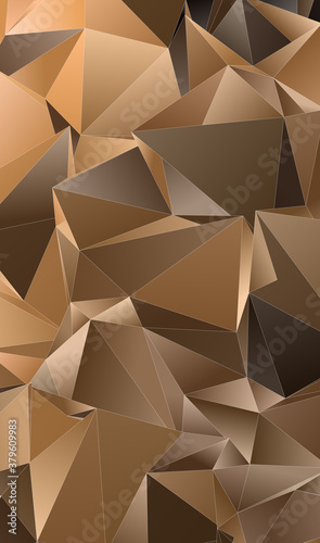 3d Triangles  abstract  background. Design wallpaper.