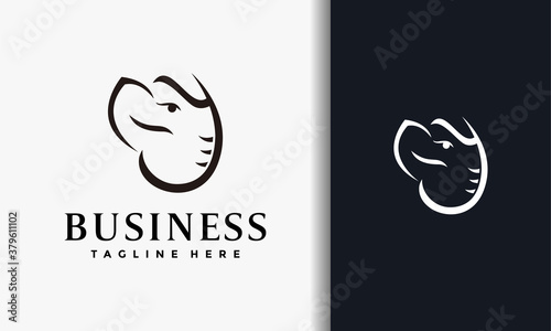 simple elephant logo
