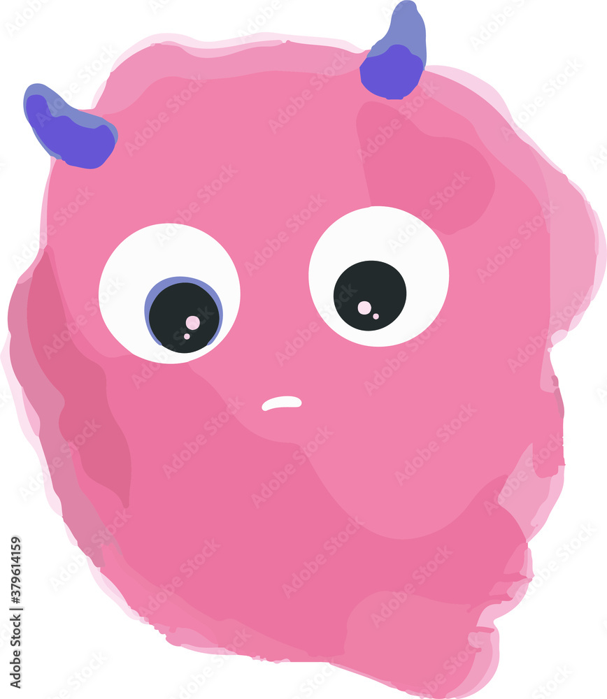 Fototapeta premium Cute little baby ghost character