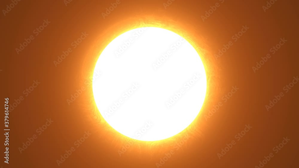 Burning Hot Solar Sun Surface Corona