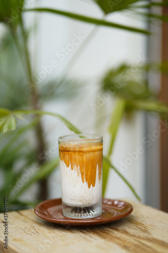 A Glass of iced coffee