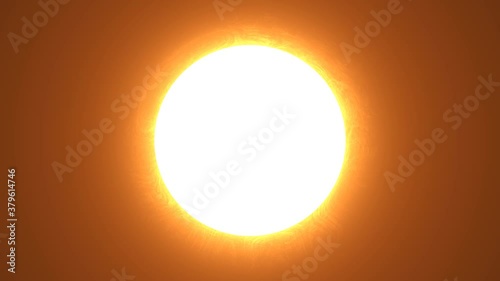 Burning Hot Solar Sun Surface Corona