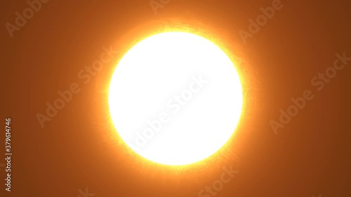Burning Hot Solar Sun Surface Corona