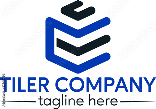 Tiler, titling and tilers company logo